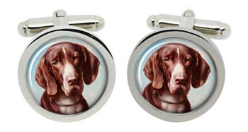 Smooth Hound by Reichert Cufflinks in Chrome Box