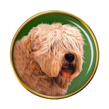 Soft Coated Wheaten Terrier Pin Badge