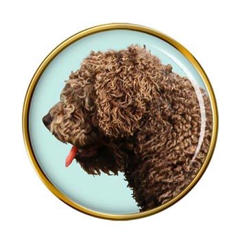 Spanish Water Dog Pin Badge