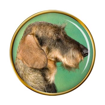 Standard Dachshund Pin Badge