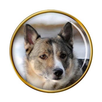 Swedish Vallhund Pin Badge