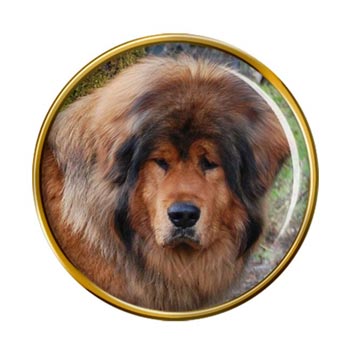 Tibetan Mastiff Pin Badge