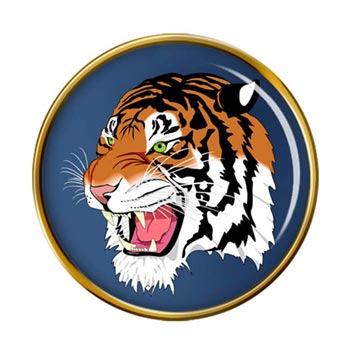 Tiger's Head Pin Badge