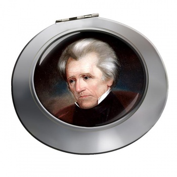President Andrew Jackson Chrome Mirror
