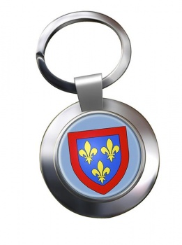 Anjou (France) Metal Key Ring