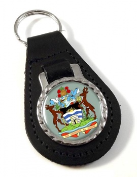 Antigua-and-Barbuda Leather Key Fob