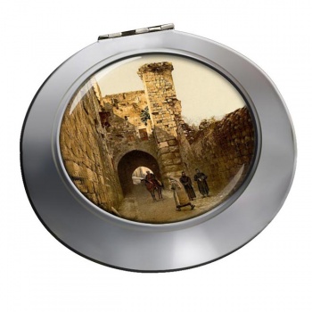 Antonia Tower Jerusalem Chrome Mirror