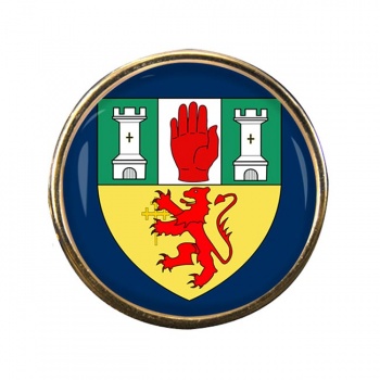 County Antrim (UK) Round Pin Badge