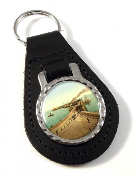 Admiralty Pier Dover Leather Key Fob