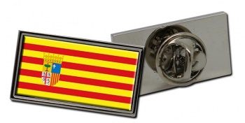Aragon (Spain) Flag Pin Badge