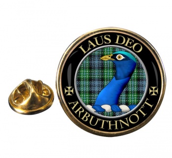 Arbuthnott Scottish Clan Round Pin Badge
