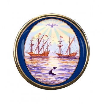 Argentine Buenos Aires City Round Pin Badge