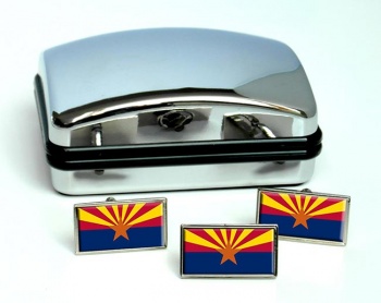Arizona Flag Cufflink and Tie Pin Set