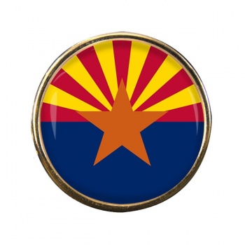 Arizona Round Pin Badge