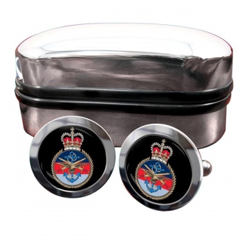 Joint Services Round Cufflinks