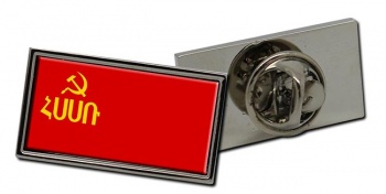 Armenian Soviet Flag Pin Badge