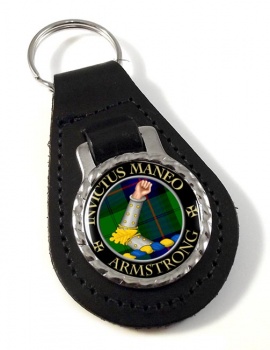 Armstrong Vambraced Scottish Clan Leather Key Fob