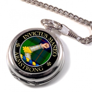 Armstrong Vambraced Scottish Clan Pocket Watch