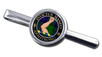 Armstrong Bare Scottish Clan Round Tie Clip