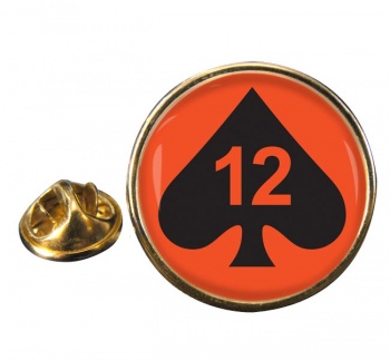12th Armoured Infantry Brigade (British Army) Round Pin Badge