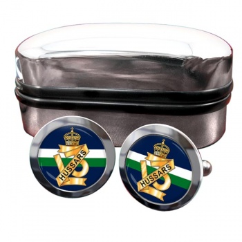 13th Hussars (British Army) Round Cufflinks