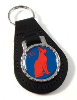15th Signal Regiment (British Army) Leather Key Fob
