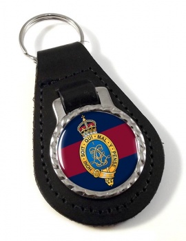 1st Life Guards (British Army) Leather Key Fob