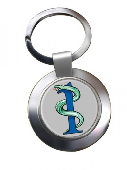 1 Medical Regiment (British Army) Chrome Key Ring