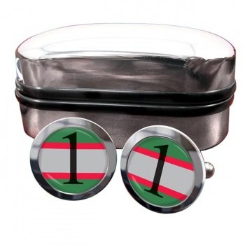 1 Military Intelligence Brigade (British Army) Round Cufflinks