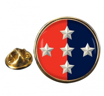 1 Military Police Brigade (British Army) Round Pin Badge