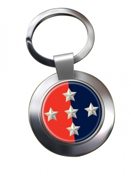 1 Military Police Brigade (British Army) Chrome Key Ring