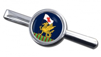 243 Field Hussars (British Army) Round Tie Clip
