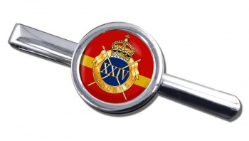 24th Lancers (British Army) Round Tie Clip