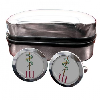 3 Medical Regiment (British Army) Round Cufflinks