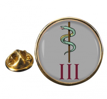 3 Medical Regiment (British Army) Round Pin Badge