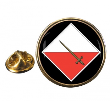 42 Infantry Brigade (British Army) & HQ North West Round Pin Badge