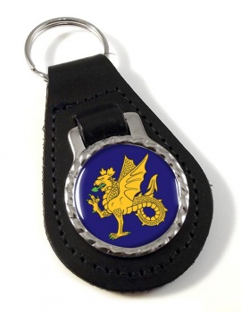 43 (Wessex) Brigade (British Army) Leather Key Fob