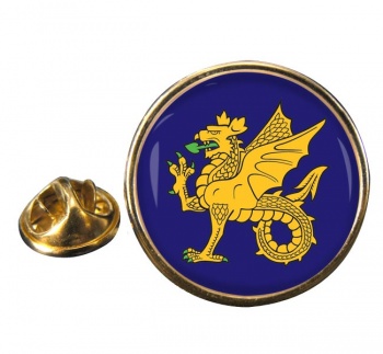 43 (Wessex) Brigade (British Army) Round Pin Badge