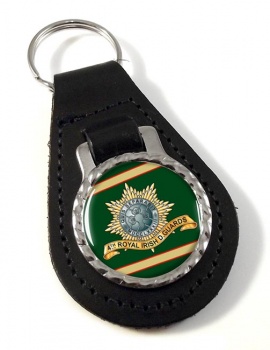 4th Royal Irish Dragoon Guards (British Army) Leather Key Fob
