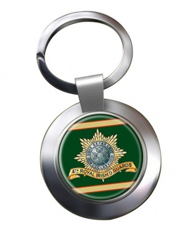 4th Royal Irish Dragoon Guards (British Army) Chrome Key Ring