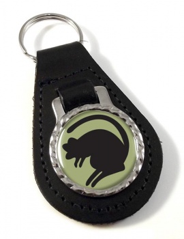 4th Infantry Brigade (British Army) & HQ North East Leather Key Fob