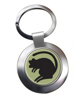 4th Infantry Brigade (British Army) & HQ North East Chrome Key Ring