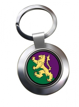 51 Infantry Brigade (British Army) Chrome Key Ring