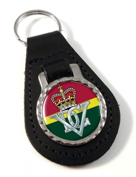 5th Royal Inniskilling Dragoon Guards (British Army) Leather Key Fob