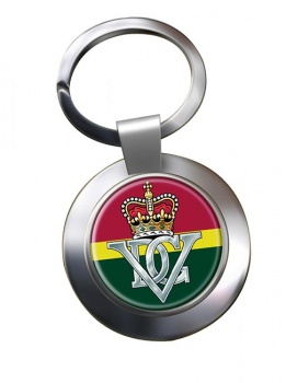 5th Royal Inniskilling Dragoon Guards (British Army) Chrome Key Ring