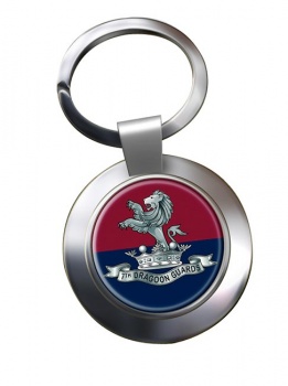 7th Dragoon Guards (British Army) Chrome Key Ring