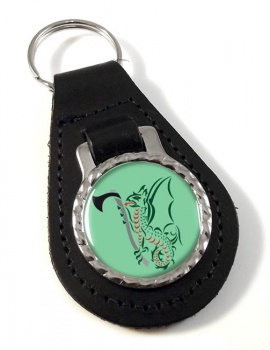 7 Military Intelligence Battalion Leather Key Fob