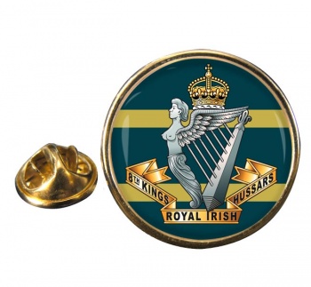 8th King's Royal Irish Hussars (British Army) Round Pin Badge