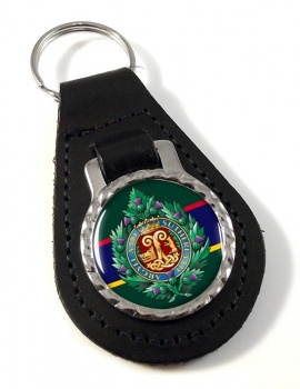 Argyll & Sutherland Highlanders (British Army) Leather Key Fob