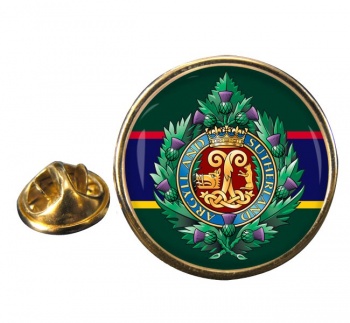 Argyll & Sutherland Highlanders (British Army) Round Pin Badge